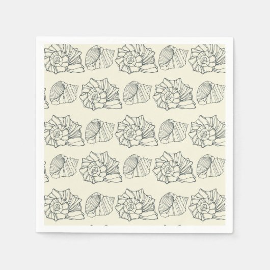 Serviette En Papier Patters de Shell (Devant)