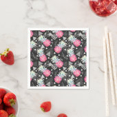 Serviette En Papier Patters de Textured Triangle Pineapple (En situation)