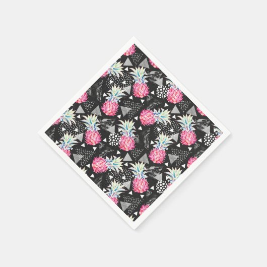 Serviette En Papier Patters de Textured Triangle Pineapple (Coin)
