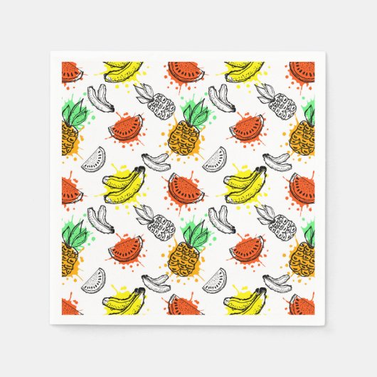 Serviette En Papier Patters de Vector Graphic Seamless (Devant)