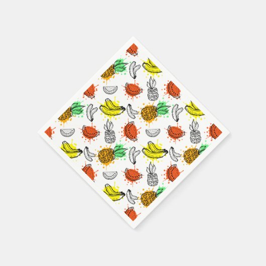 Serviette En Papier Patters de Vector Graphic Seamless (Coin)