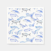Serviette En Papier Patters de Watercolor (Devant)