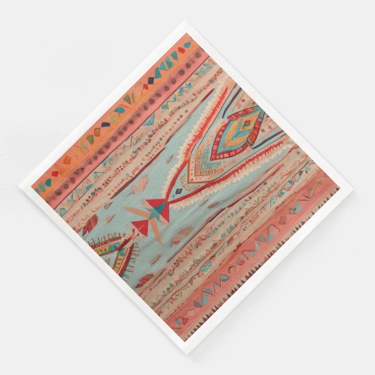 Serviette En Papier Patters natifs (Coin)