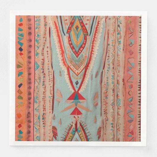 Serviette En Papier Patters natifs (Devant)