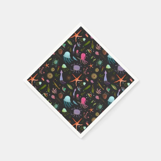 Serviette En Papier Patterson de Sea Critters (Coin)