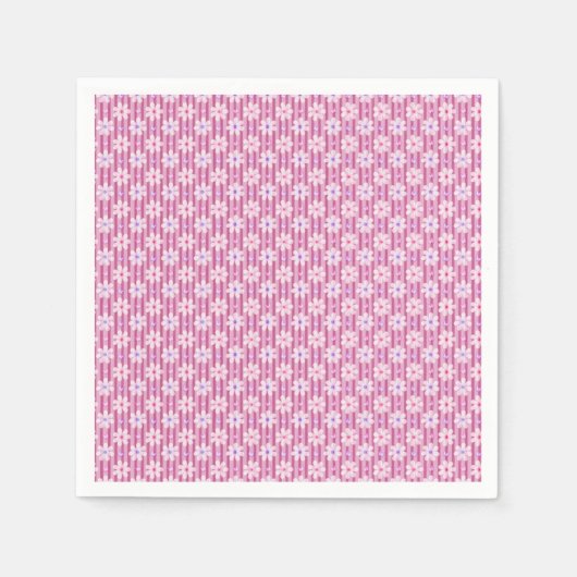 Serviette En Papier Patty rose Floral Pattern (Devant)