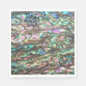 Serviette En Papier Paua Shell Abalone Natural Luncheon Papier Napkin (Devant)