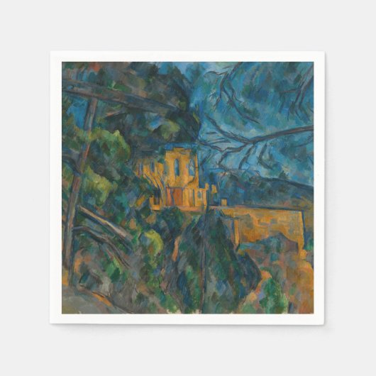 Serviette En Papier Paul Cezanne - Château Noir (Devant)