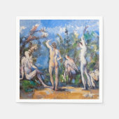 Serviette En Papier Paul Cezanne - Cinq Bathères (Devant)