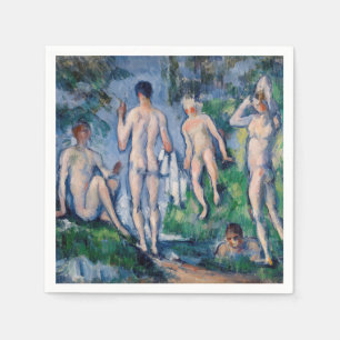 Serviette En Papier Paul Cezanne - Groupe de Baigneurs