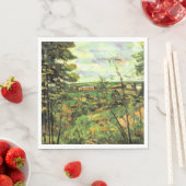 Serviette En Papier Paul Cezanne, La Vallée de l'Oise, (En situation)