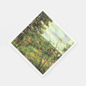 Serviette En Papier Paul Cezanne, La Vallée de l'Oise, (Coin)