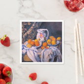 Serviette En Papier Paul Cezanne - La vie morte avec un rideau (En situation)