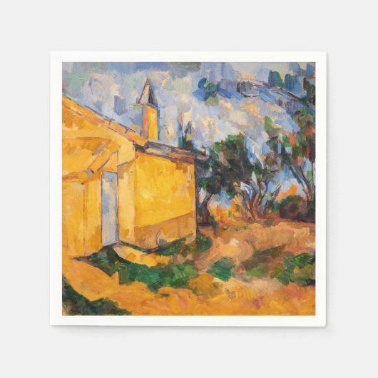 Serviette En Papier Paul Cezanne - Le Cabanon de Jourdan (Devant)