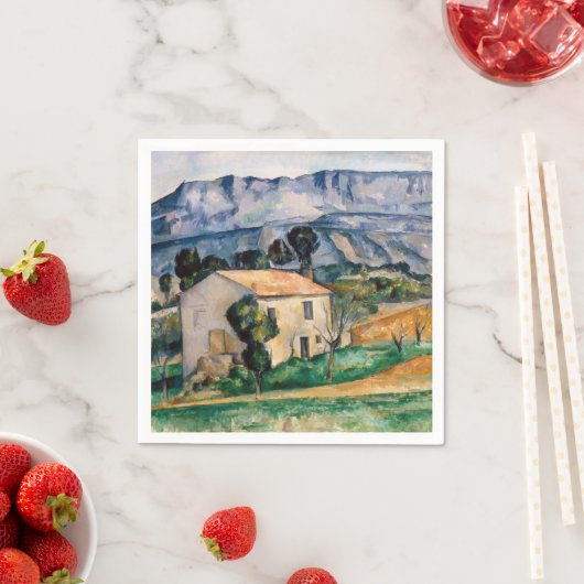 Serviette En Papier Paul Cezanne - Maison en Provence (En situation)