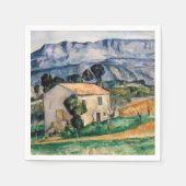 Serviette En Papier Paul Cezanne - Maison en Provence (Devant)