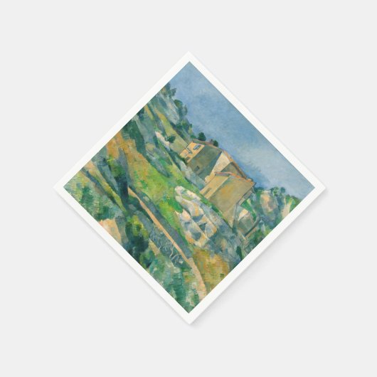Serviette En Papier Paul Cezanne - Maisons en Provence, Vallée de Riau (Coin)