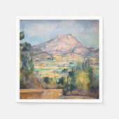 Serviette En Papier Paul Cezanne - Mont Sainte-Victoire (Devant)