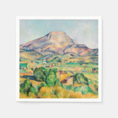 Serviette En Papier Paul Cezanne - Mont Sainte-Victoire (Devant)