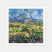 Serviette En Papier Paul Cezanne - Mont Sainte-Victoire (Devant)