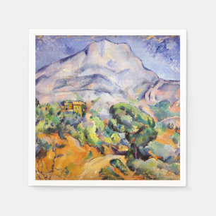 Serviette En Papier Paul Cezanne - Mont Sainte-Victoire, route de Thol