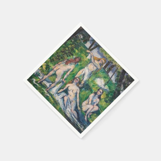 Serviette En Papier Paul Cezanne - Quatre Bathers (Coin)