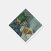 Serviette En Papier Paul Cezanne - Vie morte avec pommes (Coin)