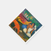 Serviette En Papier Paul Gauguin - Arearea / Le Chien Rouge (Coin)