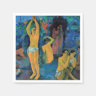 Serviette En Papier Paul Gauguin - D'où venons-nous ?