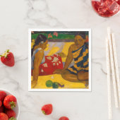 Serviette En Papier Paul Gauguin - Femmes tahitiennes / Parau Api (En situation)