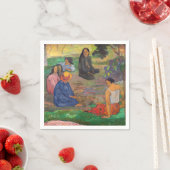 Serviette En Papier Paul Gauguin - La Conversation / Les Parau Parau (En situation)