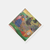 Serviette En Papier Paul Gauguin - La Conversation / Les Parau Parau (Coin)