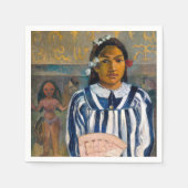 Serviette En Papier Paul Gauguin - Les ancêtres de Tehamana (Devant)