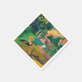 Serviette En Papier Paul Gauguin - Paysage avec Peacocks / Matamoe (Coin)