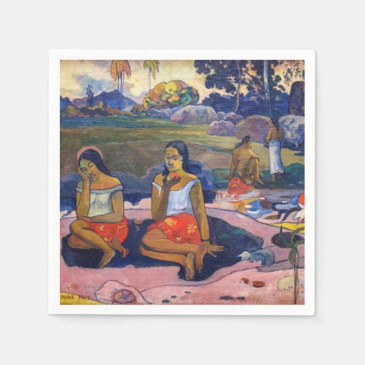 Serviette En Papier Paul Gauguin - Printemps sacré, Rêves doux (Devant)