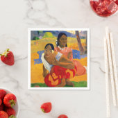 Serviette En Papier Paul Gauguin - Quand Vous Marierez-Vous ? (En situation)