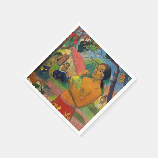 Serviette En Papier Paul Gauguin - Une femme tenant un fruit (Coin)