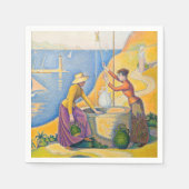 Serviette En Papier Paul Signac - Femmes dans le puits (Devant)