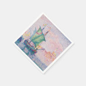 Serviette En Papier Paul Signac - Venise, Le Nuage Rose (Coin)