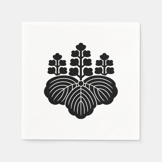 Serviette En Papier Paulownia avec 5-7 fleurs (Devant)