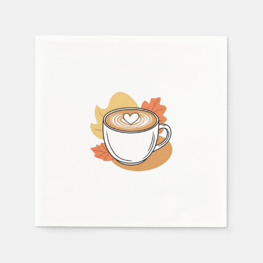 Serviette En Papier Pause café avec nature (Devant)