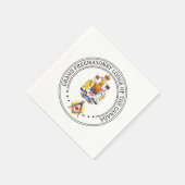 Serviette En Papier Pavillon de franc-maçonnerie du Canada (Coin)