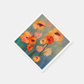 Serviette En Papier Pavot (Coin)