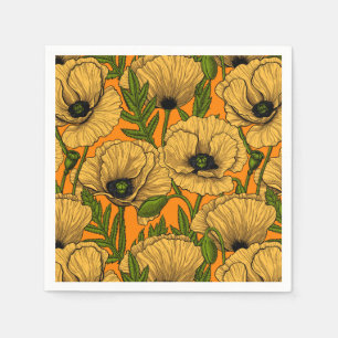 Serviette En Papier Pavot jaune