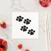 Serviette En Papier Paw Prints pour les animaux (En situation)