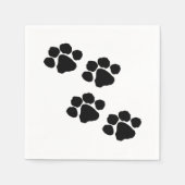 Serviette En Papier Paw Prints pour les animaux (Devant)