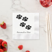 Serviette En Papier Paw Prints pour les animaux (En situation)