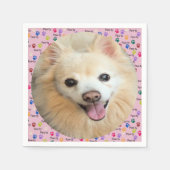 Serviette En Papier Paw-ty ! Chien personnalisé (Devant)