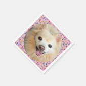 Serviette En Papier Paw-ty ! Chien personnalisé (Coin)
