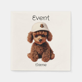 Serviette En Papier « Paw-ty Parfait » – Sacs de Faveurs pour Chiots